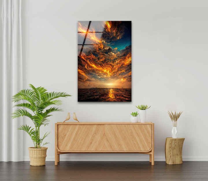 Elegant nature paintings for sale showcasing lush greenery, majestic mountains, and peaceful rivers

