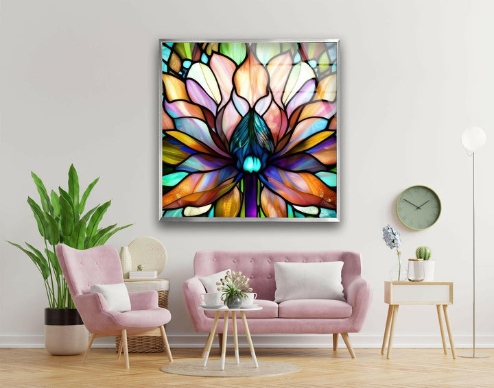 Beautiful Abstract Paintings on Glass