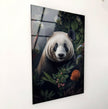 Panda Tempered Glass Wall Art