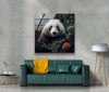 Panda Tempered Glass Wall Art