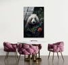 Panda Tempered Glass Wall Art