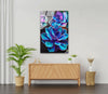 Botanical Flower Tempered Glass Wall Art