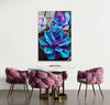 Botanical Flower Tempered Glass Wall Art
