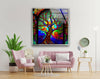 Stained Window Decor Tempered Glass Wall Art