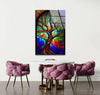 Stained Window Decor Tempered Glass Wall Art