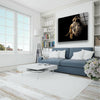 Wild Animal Lion Tempered Glass Wall Art
