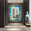Stained Tempered Glass Wall Mirror