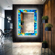 Stained Tempered Glass Wall Mirror