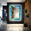 Stained Tempered Glass Wall Mirror