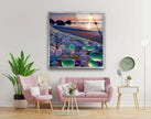 Stones Tempered Glass Wall Art