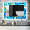 Stained Tempered Glass Wall Mirror