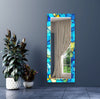 Stained Tempered Glass Wall Mirror