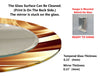 Abstract Tempered Glass Wall Mirror