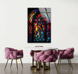 Stained Tree Tempered Glass Wall Art