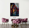 Stained Tree Tempered Glass Wall Art
