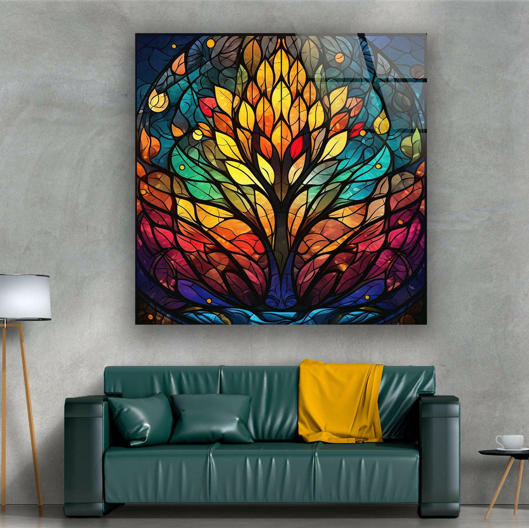Life of Tree Decor Glass Wall Art art glass wall art, glass wall art pictures