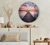 View Round Tempered Glass Wall Art