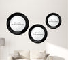 Abstract Tempered Glass Wall Mirror