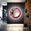 Stained Tempered Glass Wall Mirror