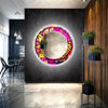 Stained Tempered Glass Wall Mirror