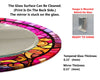 Stained Tempered Glass Wall Mirror