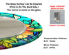 Stained Tempered Glass Wall Mirror