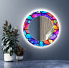 Stained Tempered Glass Wall Mirror