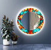 Stained Tempered Glass Wall Mirror