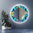 Stained Tempered Glass Wall Mirror