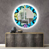 Stained Tempered Glass Wall Mirror