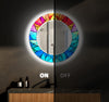 Stained Tempered Glass Wall Mirror
