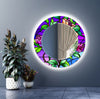 Stained Tempered Glass Wall Mirror