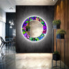 Stained Tempered Glass Wall Mirror