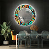 Stained Tempered Glass Wall Mirror
