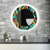 Stained Tempered Glass Wall Mirror