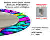 Stained Tempered Glass Wall Mirror