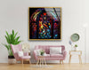 Stained Tree Tempered Glass Wall Art