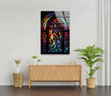 Stained Tree Tempered Glass Wall Art