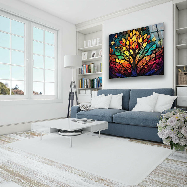 Life of Tree Decor Glass Wall Art large glass photo prints, glass wall photos