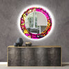 Stained Tempered Glass Wall Mirror
