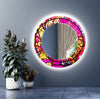 Stained Tempered Glass Wall Mirror