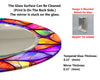 Stained Tempered Glass Wall Mirror