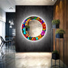 Stained Tempered Glass Wall Mirror