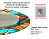 Stained Tempered Glass Wall Mirror