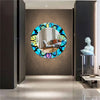 Stained Tempered Glass Wall Mirror