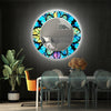 Stained Tempered Glass Wall Mirror