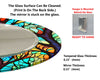Stained Tempered Glass Wall Mirror
