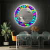 Stained Tempered Glass Wall Mirror