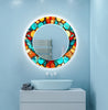Stained Tempered Glass Wall Mirror