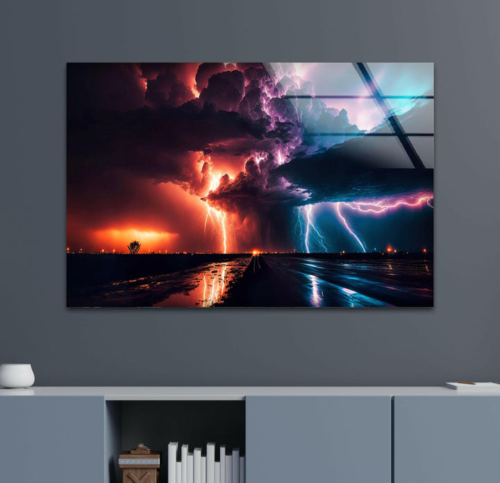 Large Abstract Glass Wall Art Prints